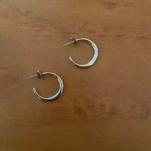 Mejuri Silver Hoops